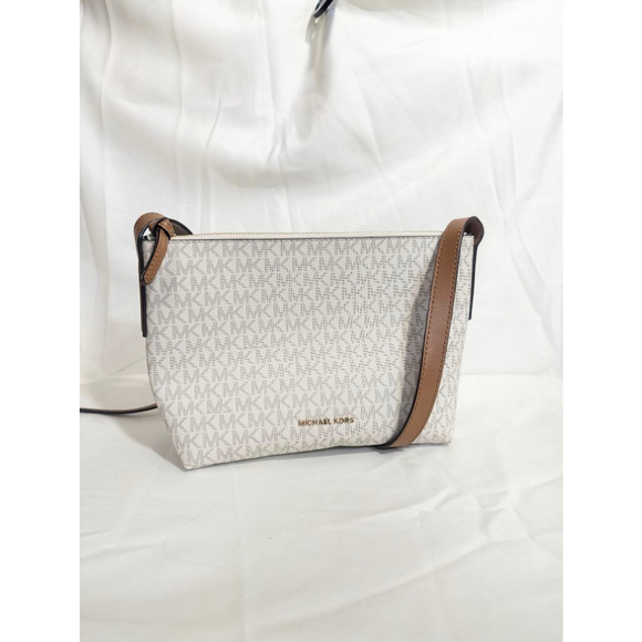 Michael Kors Handbags - Michael Kors Crossbody Monogram Bag Cream White Medium